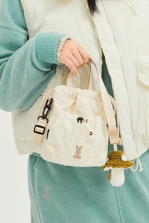 그레인필드 코듀로이 버킷백(IVORY DARK)