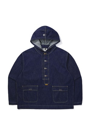 코다커리 데님 후드 아노락 NAVY