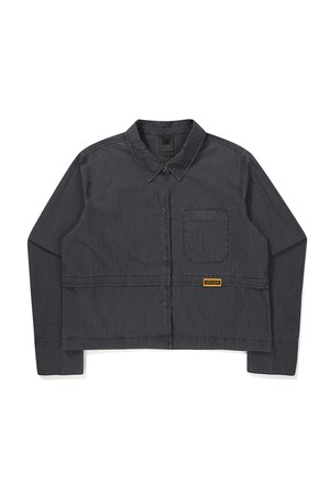 코다커리 워싱 셔츠 자켓 우먼 CHARCOAL