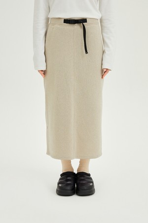 여성) 템프니트 스커트(IVORY)