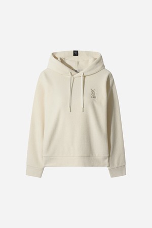 여성) 테리업 에센셜 후드(IVORY)