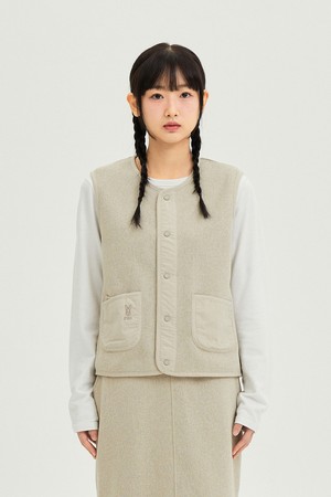 여성) 템프니트 베스트(IVORY)