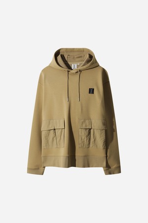 유니) 밀도 아웃포켓 후드(TAN)