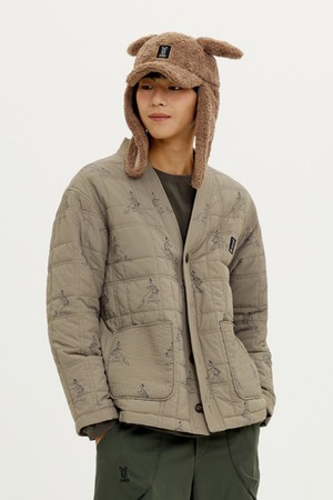 유니) 칸타 신슐레이트 패딩 자켓(CHARCOAL GREY PATTERN)