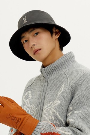 히트레스트 리버시블 플리스 버킷햇(BLACK)