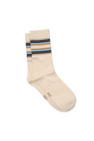 멀티 스트라이프 크루 삭스 BEIGE