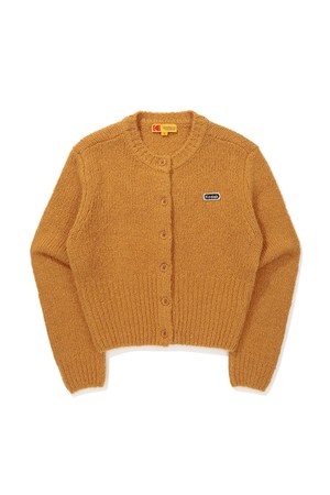 소프트 울 니트 자카드 가디건 우먼 ORNAGE