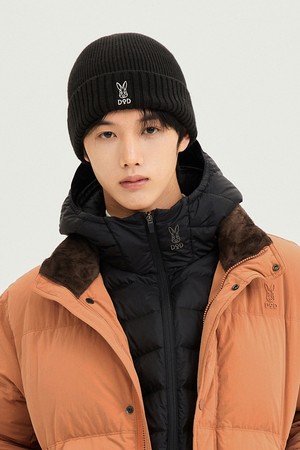 니트 베이직 비니(BLACK)