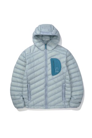 로사(ROSA) 경량 구스다운 후드자켓 LIGHT BLUE