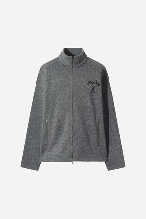 남성) 템프니트 집업 자켓(D.CHARCOAL GREY)