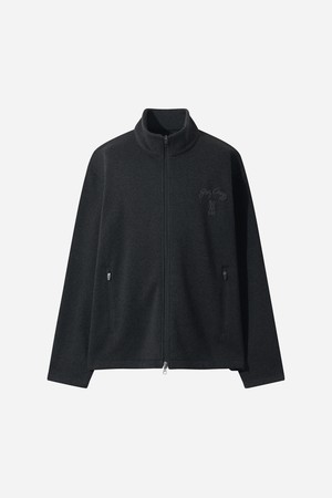 남성) 템프니트 집업 자켓(BLACK)