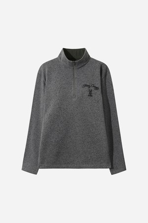 유니) 템프니트 베이직 집업 아노락(D.CHARCOAL GREY)