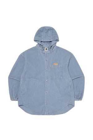 브라우니 코듀로이 윈드 셔츠 S.BLUE