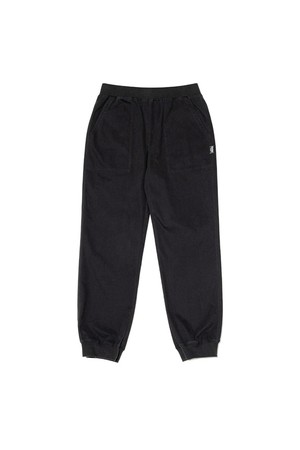웜코튼 레귤러 조거 이지 팬츠 BLACK