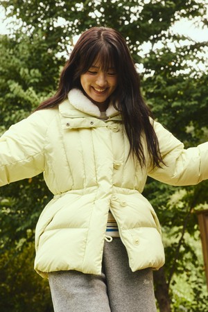 브라우니 미들 다운자켓 우먼 MINT GREEN