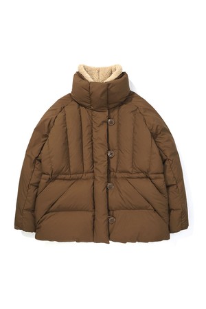 브라우니 미들 다운자켓 우먼 BROWN