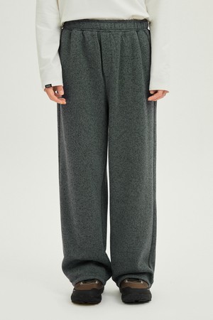 남성) 템프니트 레귤러핏 스트레이트 팬츠(D.CHARCOAL GREY)