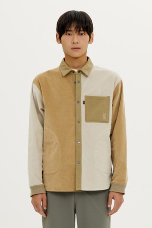 유니) 그레인필드 코듀로이 셔켓(L.BROWN)