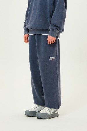 레인보우 스노우워싱 기모 조거 팬츠 NAVY