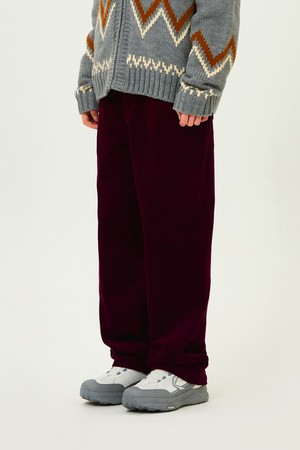 코듀로이 와이드 이지 팬츠 PURPLE