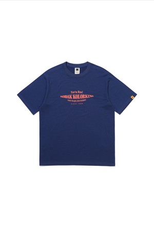 씨네라운지 라이트 그래픽 반팔 티셔츠 NAVY