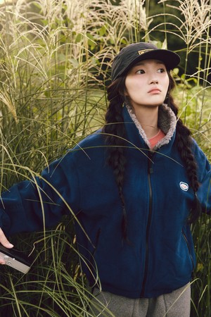 [POLARTEC] 플리스 스탠넥 자켓 우먼 BLUE