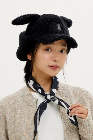 래빗 보아 플리스 트루퍼(BLACK)