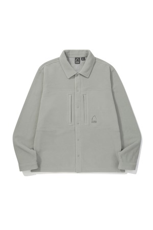 오베리(AUBERRY) 폴라텍 마이크로 플리스 셔츠 GREY