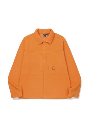 오베리(AUBERRY) 폴라텍 마이크로 플리스 셔츠 ORANGE