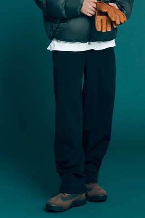 남성) 웜블 절개 스트레이트핏 (BLACK)