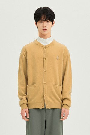 유니) 어반스루 에센셜 가디건(TAN)