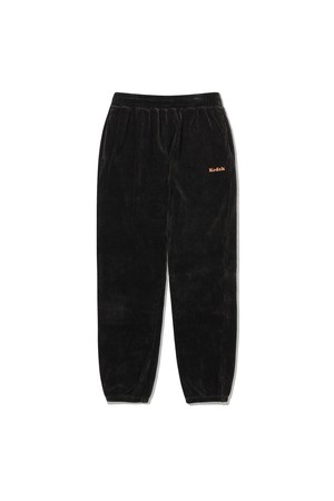 씨네코닥 벨벳 코듀로이 조거 팬츠 BLACK
