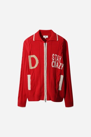 유니) 키노코빌리지 가디건(RED)