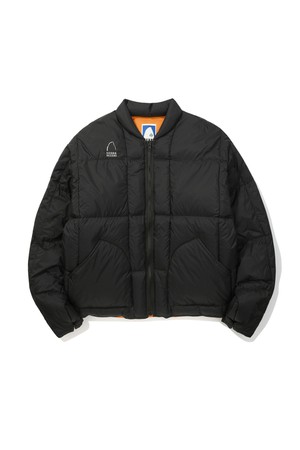 맥데임(McDAME) 리버시블 경량 구스다운 자켓 BLACK