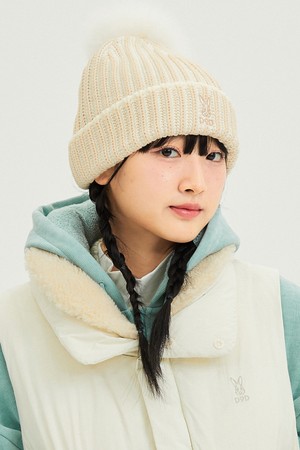 코지 방울 비니(TAN)