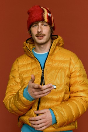 컬러라마 경량 구스 다운 자켓 YELLOW