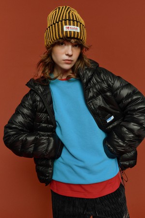 컬러라마 경량 구스 다운 자켓 BLACK