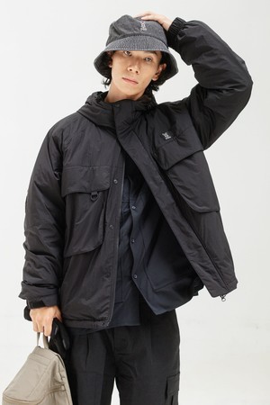 유니) 마이로 듀얼 자켓 (BLACK)