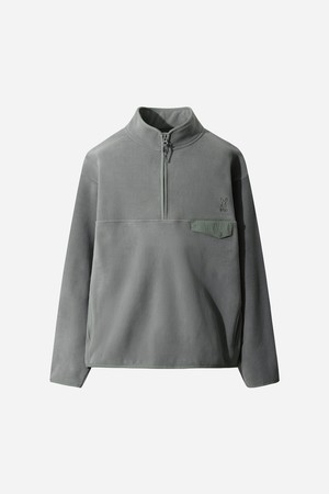 유니) 히트레스트 플리스 집업 아노락(GREY)