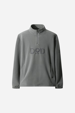 유니) 히트레스트 플리스 베이직 아노락(GREY)