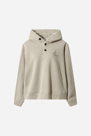 여성) 템프니트 후드 아노락(IVORY)