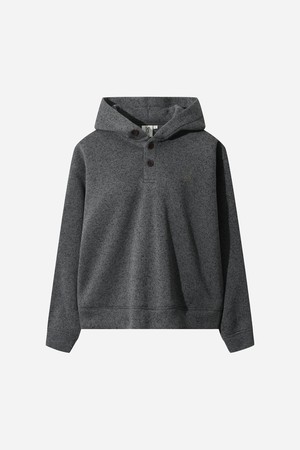 여성) 템프니트 후드 아노락(D.CHARCOAL GREY)