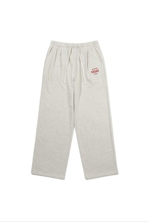 씨네라운지 클라우드 약기모 스트레이트 팬츠 OATMEAL