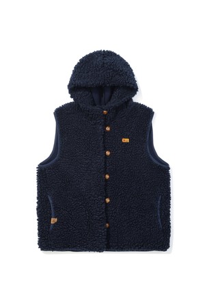 브라우니 후드 플리스 베스트 우먼 NAVY