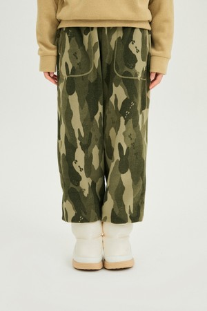 유니) 히트레스트 플리스 레귤러핏 팬츠(MULTI)