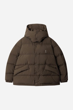 여성) 어베인 D7 후드 다운 자켓(BROWN)