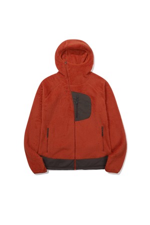 W) 모스(MOSS) 폴라텍 알파 다이렉트 190 후드집업 RED