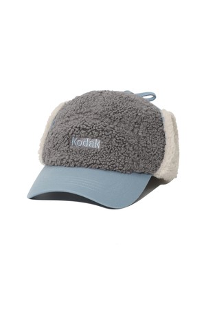 플리스 귀달이 캠프캡 GREY