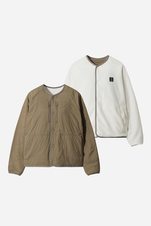 여성) 리버웨이브 리버시블 퀼팅 자켓(DARK BEIGE)