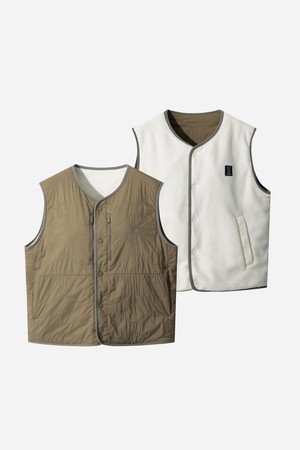 여성) 리버웨이브 리버시블 퀼팅 베스트(DARK BEIGE)